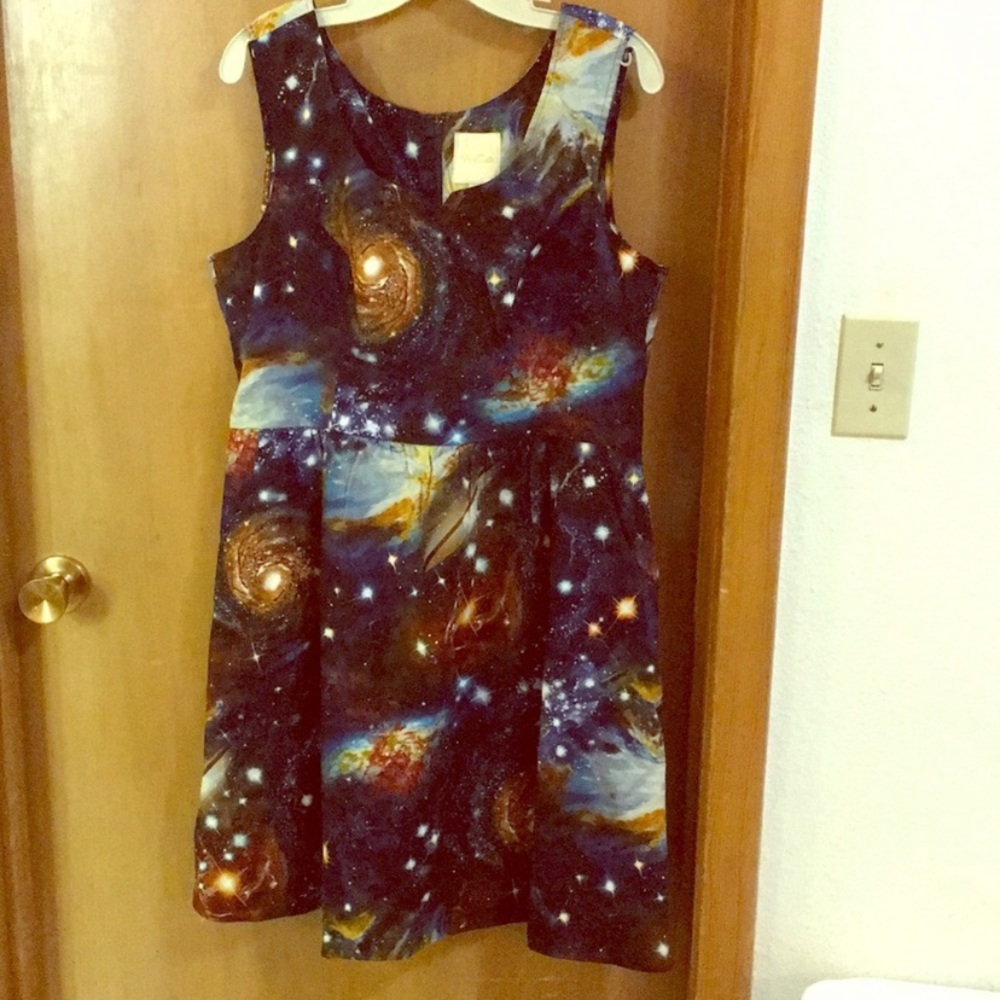 ModCloth Galaxy Print Dress
